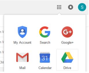 Google Apps Drive select screenshot