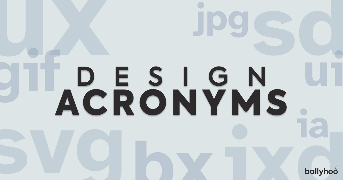 Design Acronyms 