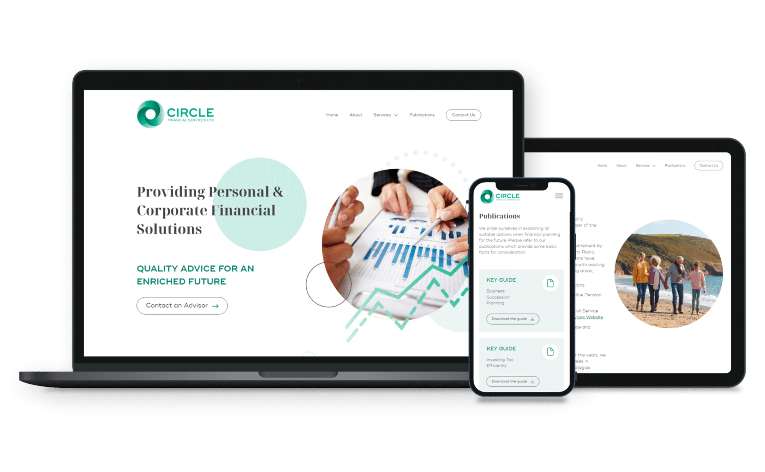 Circle Financial WordPress Migration and Redesign - Ballyhoo