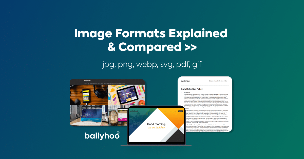 Image Formats Compared - Ballyhoo