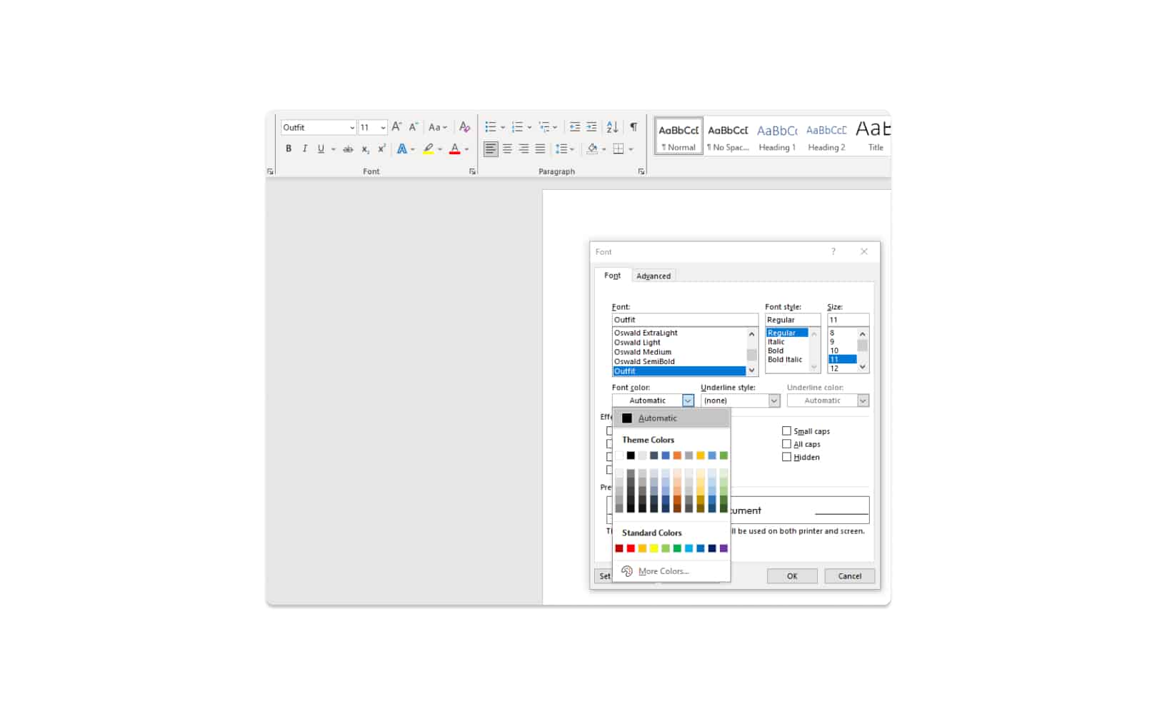 Setting Default Styles in Google Docs and Word - Ballyhoo